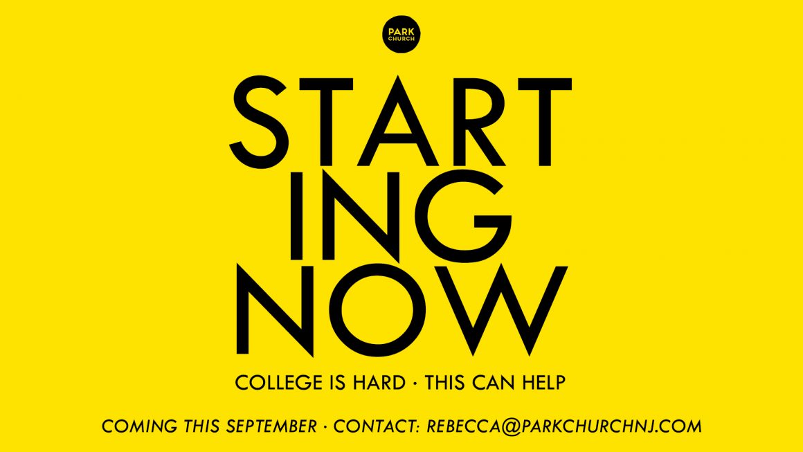 College students: STARTING NOW, starting in September!