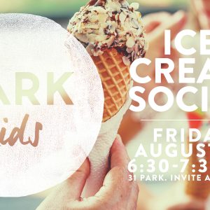 Kids, ice cream, and socializing…sounds good!
