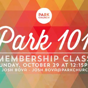 Park 101 Membership Class