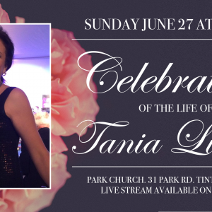 Celebration of the Life of Tania Lisitski